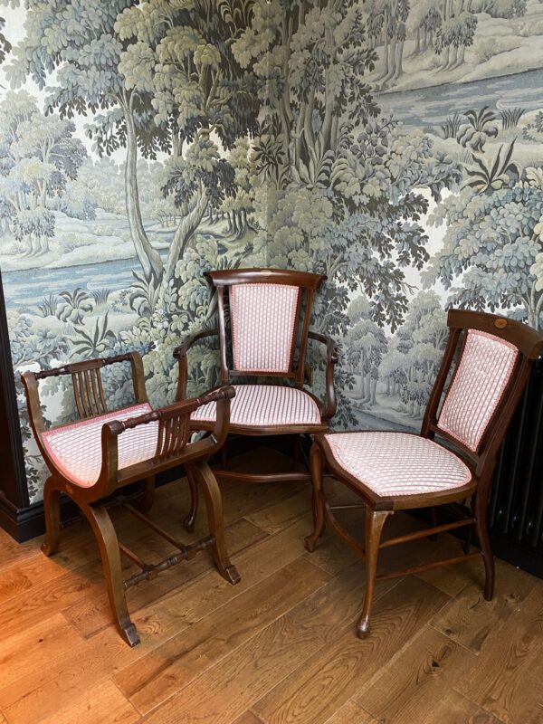 Edwardian bedroom chair set