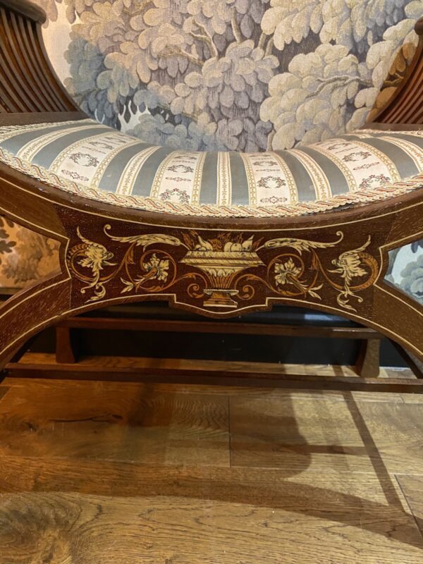 3rd product gallery image of Dressing Stool 02 from Antique Stools
