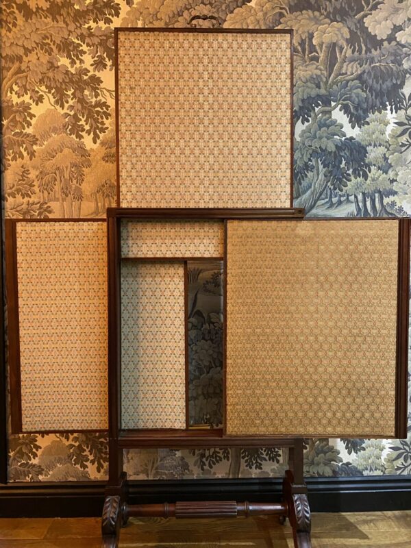 3rd product gallery image of Firescreen, Embroidered from Antique Screens