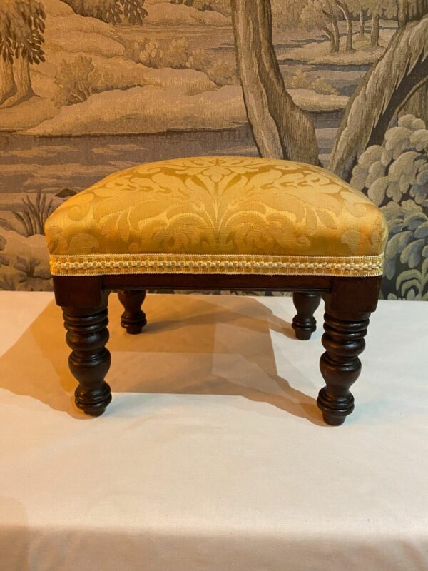 1st product gallery image of Footstool 01 | Yellow from Antique Stools