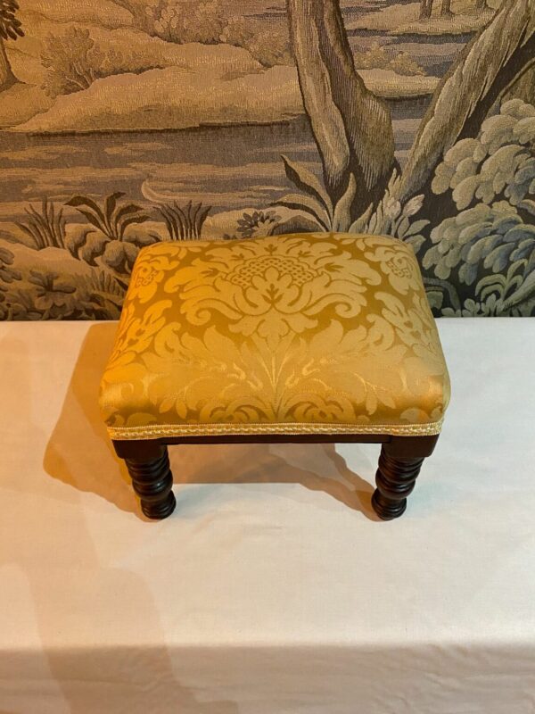 2nd product gallery image of Footstool 01 | Yellow from Antique Stools