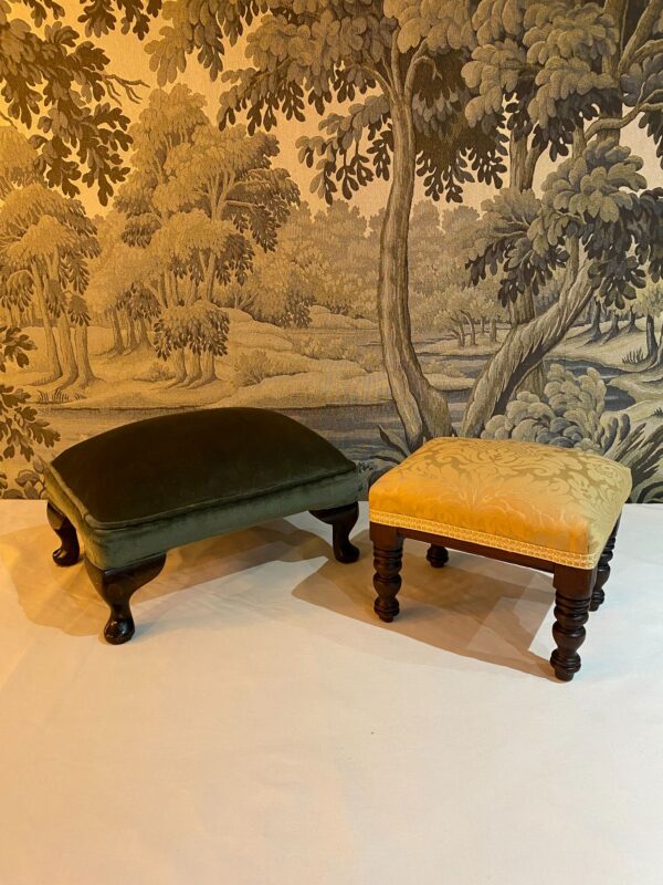 Main product image of Footstool 02 Dark Green from Antique Stools