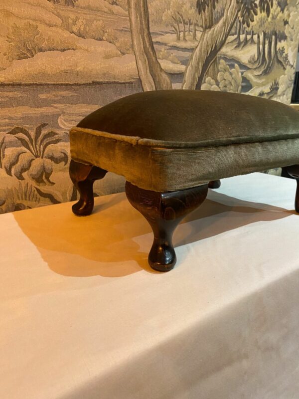 2nd product gallery image of Footstool 02 | Dark Green from Antique Stools